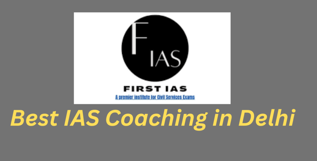 Rank 1- First IAS Institute
